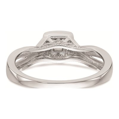 14K White Gold 1/3 ct tw Diamond First Promise Engagement Ring – view 5