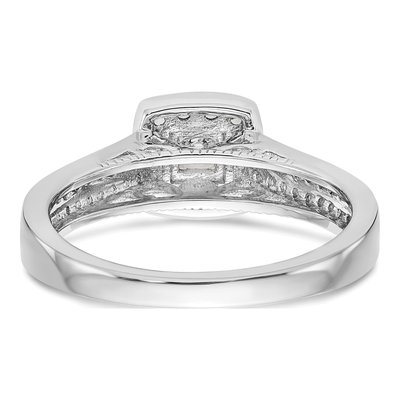 14K White Gold 0.47 ct tw Diamond Promise Engagement Ring – view 5