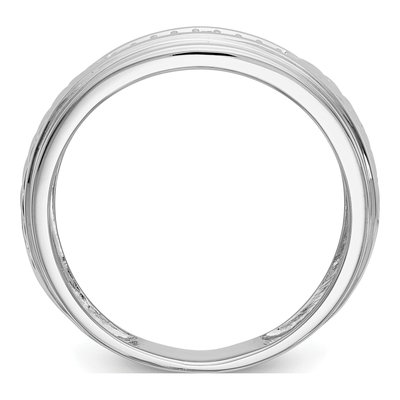 Men's 14K White Gold 1/8 ct tw Diamond Wedding Band – view 2