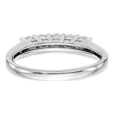 14K White Gold 1 ct tw Lab-Grown Diamond 5-Stone Ring – view 6