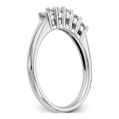 14K White Gold 1 ct tw Lab-Grown Diamond 5-Stone Ring – view 7