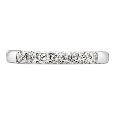 14K White Gold 1/2 ct tw Lab-Grown Diamond Fashion Wedding Band – view 3