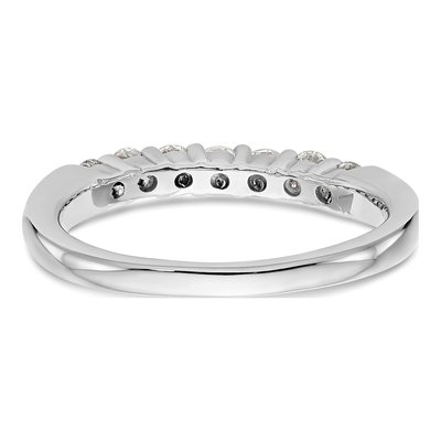 14K White Gold 3/4 ct tw Lab-Grown Diamond Seven Wedding Band – view 7