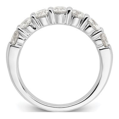 14K White Gold 1 5/8 ct tw Lab-Grown Diamond Anniversary Wedding Band – view 3