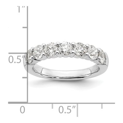 14K White Gold 1 5/8 ct tw Lab-Grown Diamond Anniversary Wedding Band – view 5
