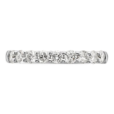 14K White Gold 3/4 ct tw Lab-Grown Diamond Fashion Wedding Band – view 3