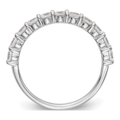 14K White Gold 1 ct tw Lab-Grown Diamond Wedding Band – view 3