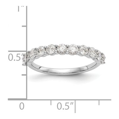 14K White Gold 1 ct tw Lab-Grown Diamond Wedding Band – view 4