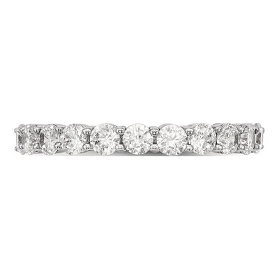 14K White Gold 1 ct tw Lab-Grown Diamond Wedding Band – view 6