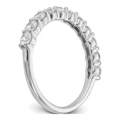 14K White Gold 1 ct tw Lab-Grown Diamond Wedding Band – view 8