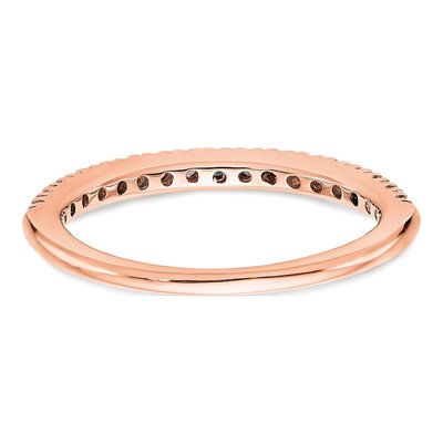 14K Rose Gold 1/4 ct tw Lab-Grown Diamond Wedding Band – view 6