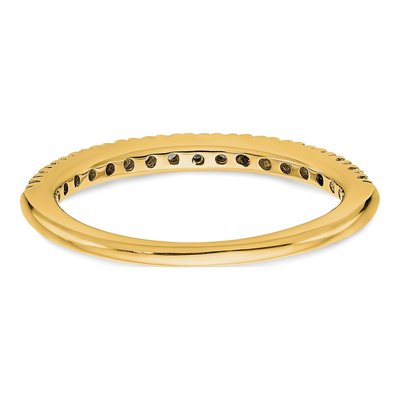 14K Yellow Gold 1/4 ct tw Lab-Grown Diamond Wedding Band – view 6