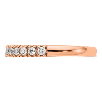 14K Rose Gold 1/2 ct tw Lab-Grown Diamond Wedding Band – view 4