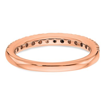 14K Rose Gold 1/2 ct tw Lab-Grown Diamond Wedding Band – view 6