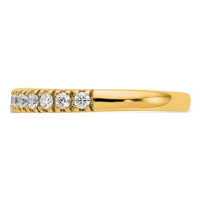 14K Yellow Gold 1/2 ct tw Lab-Grown Diamond Wedding Band – view 4