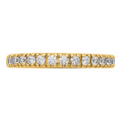 14K Yellow Gold 1/2 ct tw Lab-Grown Diamond Wedding Band – view 5