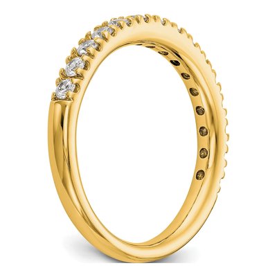 14K Yellow Gold 1/2 ct tw Lab-Grown Diamond Wedding Band – view 7