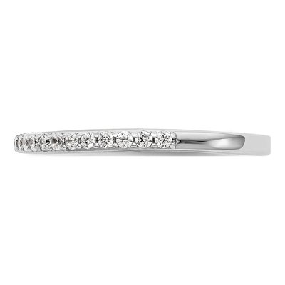 14K White Gold 1/4 ct tw Lab-Grown Diamond Wedding Band – view 4