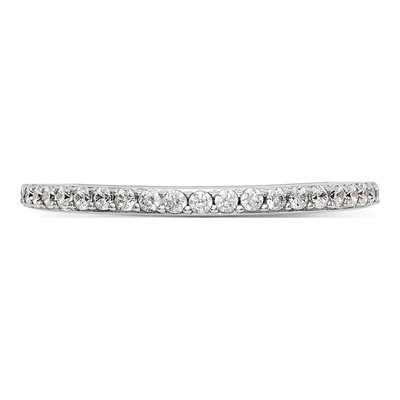 14K White Gold 1/4 ct tw Lab-Grown Diamond Wedding Band – view 5