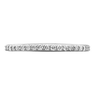 14K White Gold 1/3 ct tw Lab-Grown Diamond Wedding Band – view 5