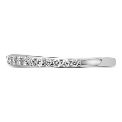 14K White Gold 3/8 ct tw Lab-Grown Diamond Wedding Band – view 5