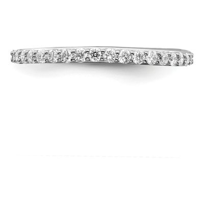 14K White Gold 3/8 ct tw Lab-Grown Diamond Wedding Band – view 6