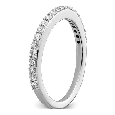 14K White Gold 3/8 ct tw Lab-Grown Diamond Wedding Band – view 8