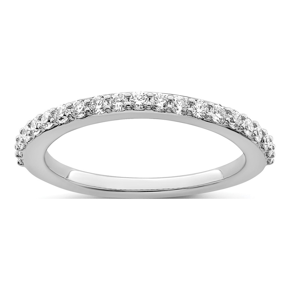 14K White Gold 3/8 ct tw Lab-Grown Diamond Wedding Band