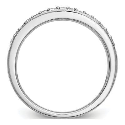 14K White Gold 1/4 ct tw Lab-Grown Diamond Wedding Band – view 3