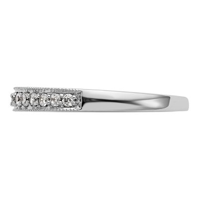14K White Gold 1/4 ct tw Lab-Grown Diamond Wedding Band – view 4