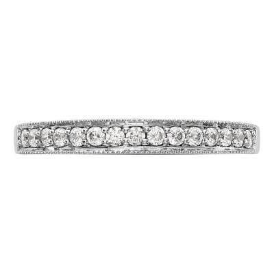 14K White Gold 1/4 ct tw Lab-Grown Diamond Wedding Band – view 5