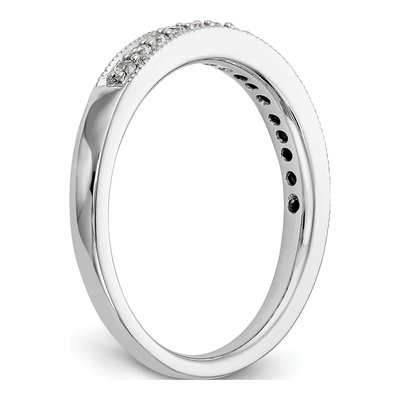 14K White Gold 1/4 ct tw Lab-Grown Diamond Wedding Band – view 7