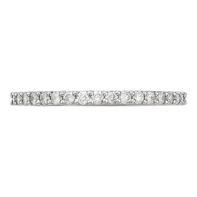 14K White Gold 3/8 ct tw Lab-Grown Diamond Wedding Band – view 5