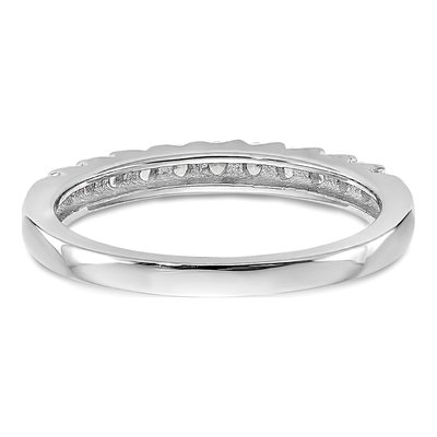 14K White Gold 1/3 ct tw Lab-Grown Diamond Wedding Band – view 7