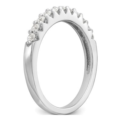14K White Gold 1/3 ct tw Lab-Grown Diamond Wedding Band – view 8