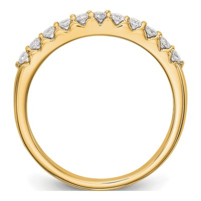14K Yellow Gold 1/3 ct tw Lab-Grown Diamond Wedding Band – view 2