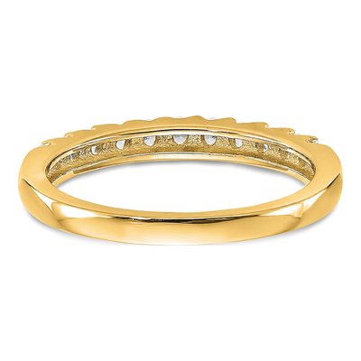14K Yellow Gold 1/3 ct tw Lab-Grown Diamond Wedding Band – view 6