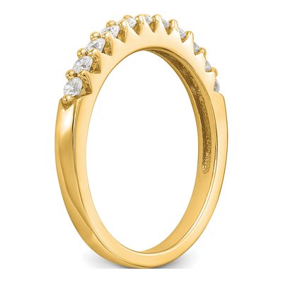 14K Yellow Gold 1/3 ct tw Lab-Grown Diamond Wedding Band – view 7