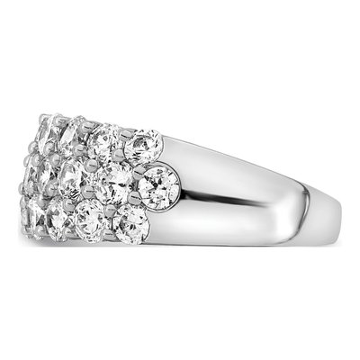 14K White Gold 2 1/2 ct tw Lab-Grown Diamond Fashion Ring – view 3