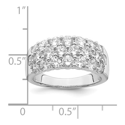 14K White Gold 2 1/2 ct tw Lab-Grown Diamond Fashion Ring – view 4