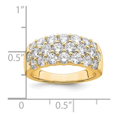 14K Yellow Gold 2 1/2 ct tw Lab-Grown Diamond Fashion Ring – view 4
