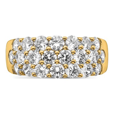 14K Yellow Gold 2 1/2 ct tw Lab-Grown Diamond Fashion Ring – view 5
