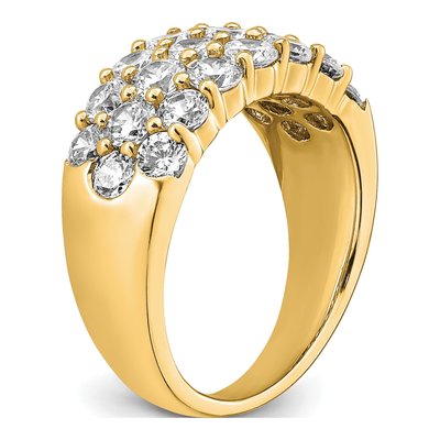 14K Yellow Gold 2 1/2 ct tw Lab-Grown Diamond Fashion Ring – view 7