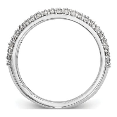 14K White Gold 1/2 ct tw Lab-Grown Diamond Half-Carat Wedding Band – view 4