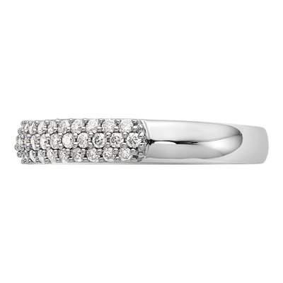 14K White Gold 1/2 ct tw Lab-Grown Diamond Half-Carat Wedding Band – view 5