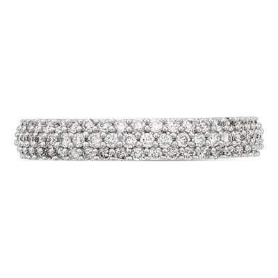 14K White Gold 1/2 ct tw Lab-Grown Diamond Half-Carat Wedding Band – view 6