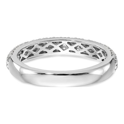 14K White Gold 1/2 ct tw Lab-Grown Diamond Half-Carat Wedding Band – view 7