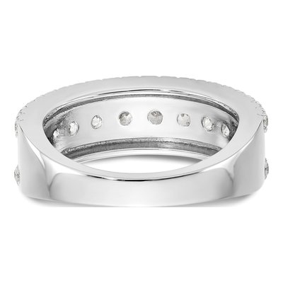 14K White Gold 1 1/2 ct tw Lab-Grown Diamond Fashion Ring – view 7