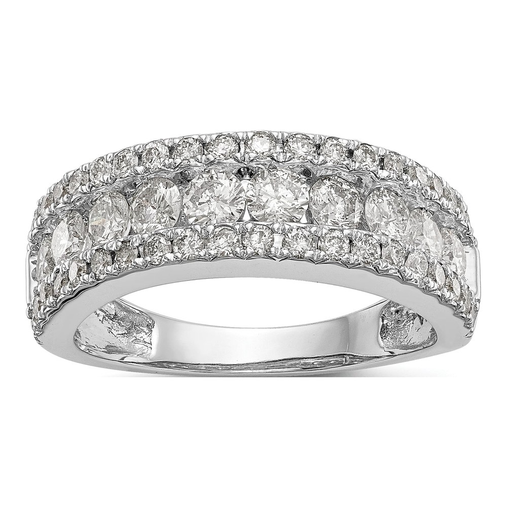 14K White Gold 1 1/2 ct tw Lab-Grown Diamond Fashion Ring