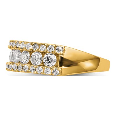 14K Yellow Gold 1 1/2 ct tw Lab-Grown Diamond Fashion Ring – view 5